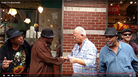 Bob Weiner sings "Under The Boardwalk" Bleeker Street, Lower East Side, NYC 11/8/15