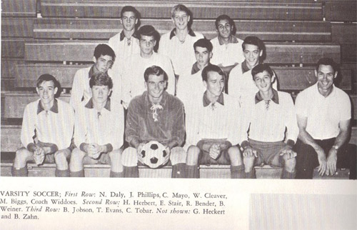 1967 Brandywine High School Varsity Soccer Team